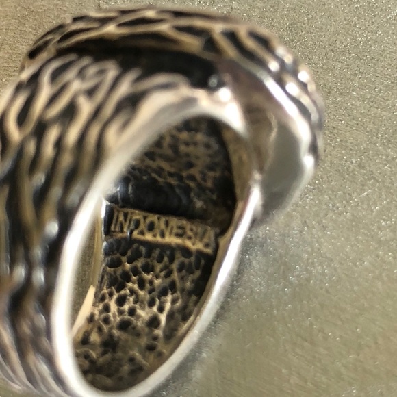 Silpada Luminous Green Glass Ring Size 6 - Picture 4 of 5